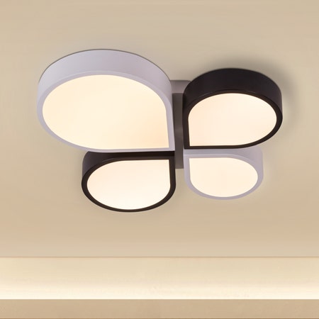 Clear The Air (Black, 3 Color LED) Ceiling Light