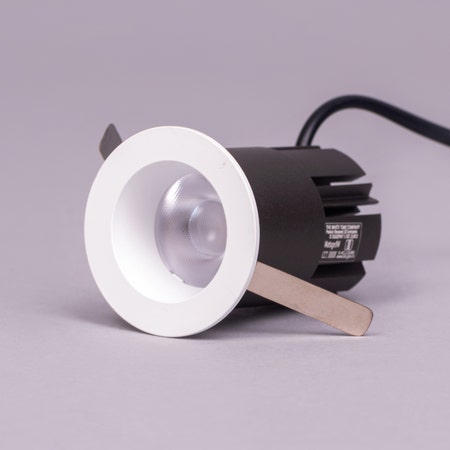 Eclipse- 15W White, Chrome (4000K, 36° Beam Angle) Recessed LED COB Downlights (DL02-10033)