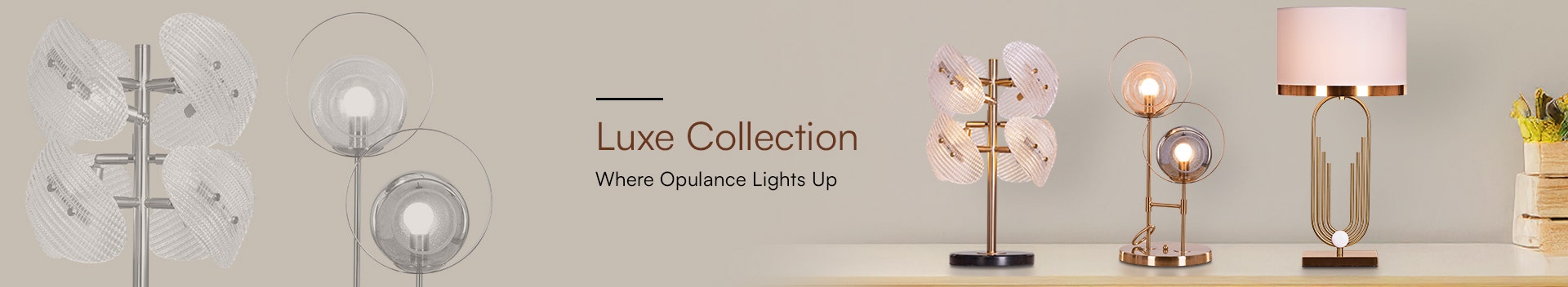 Luxe table lamps