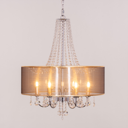 So In Love (Large, Chrome) Crystal Chandelier