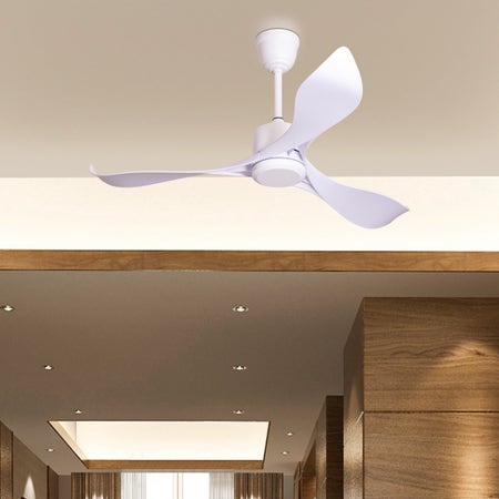 Marissa (132 cm Span, White Finish Metal Body, White Finish ABS Blades) Ceiling Fan