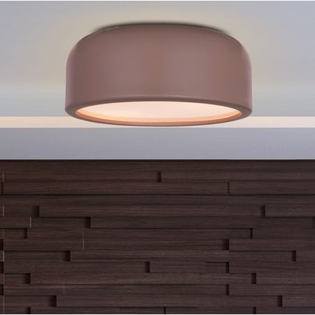 Artistic (19", Khakhi, Smart LED) Ceiling Light (3 Smart LED Bulbs Included)