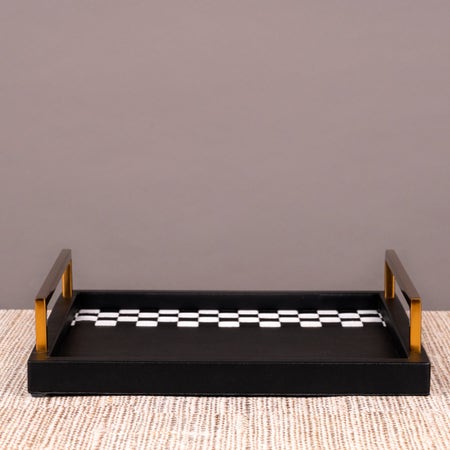 Earned It (Black) Wooden Tray