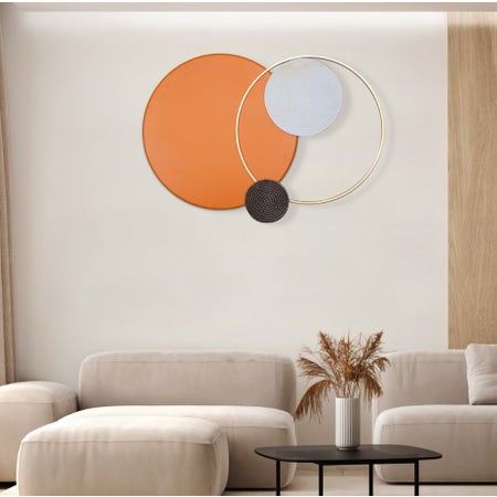 Morning Sun (Orange/ White/ Black/ Gold) Wall Art