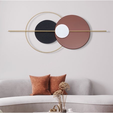 Dawn To Dusk (Brown/ Black/ White/ Gold) Wall Art