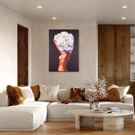 One Rose Canvas Wall Painting