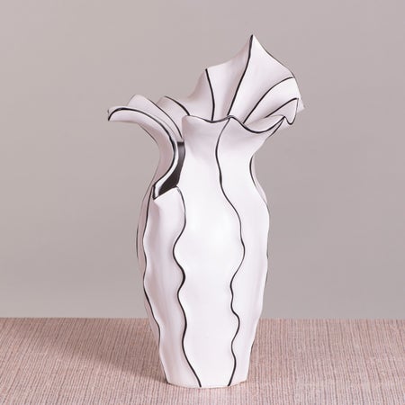 Allure (White) Ceramic Vase