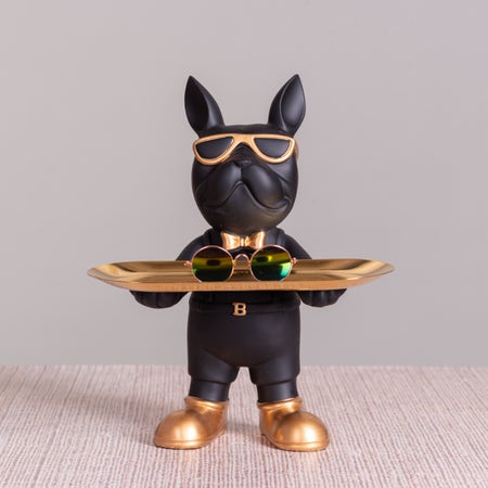 Swag Life (Black, Gold) Home Decor Tray