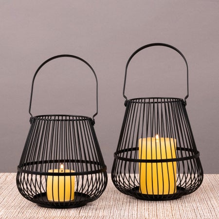 Light Me Up (Metal) Lanterns (Set of 2)