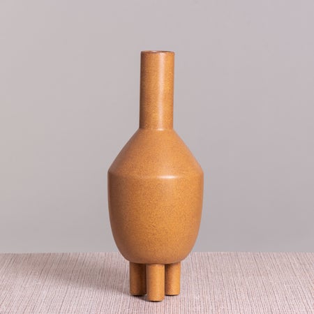 Terra Cotta Tastes (Yellow) Ceramic Vase