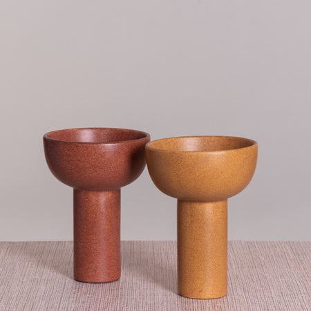 Terra Cotta Tumbler Ceramic Vases