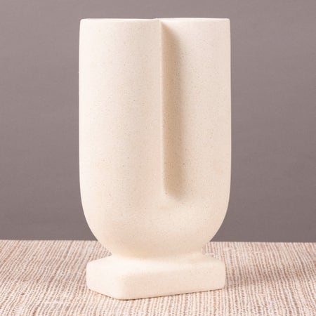 Beauty Guru (Beige) Ceramic Vases