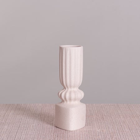 Calmness (Off-White) Ceramic Vase