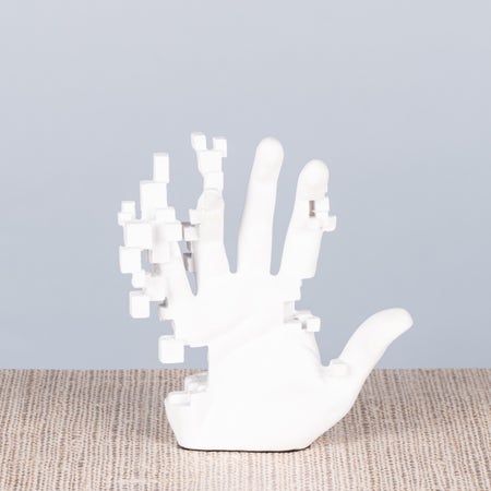 Unlocked (Small, White) Resin  Home Decor