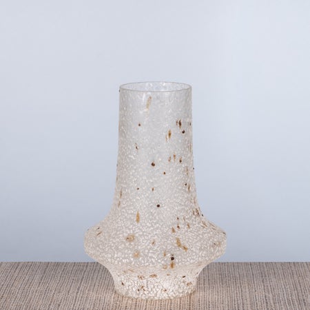 Snow Snob (Small) Textured Glass Vase