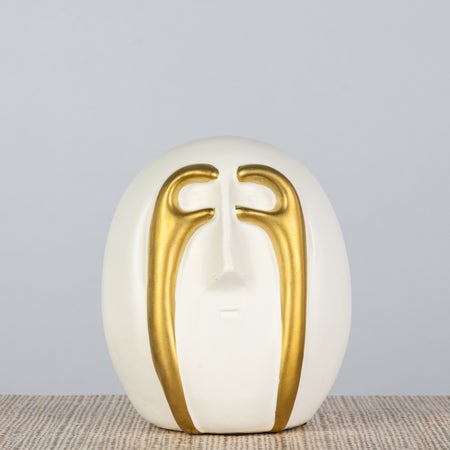 Sightseeing (White / Gold) Ceramic Home Decor