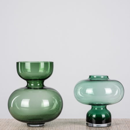 Fig & Olive Glass Vases