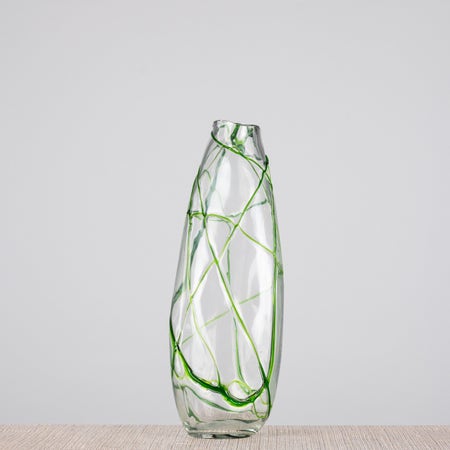 Set For Summer (Green) Glass Vase