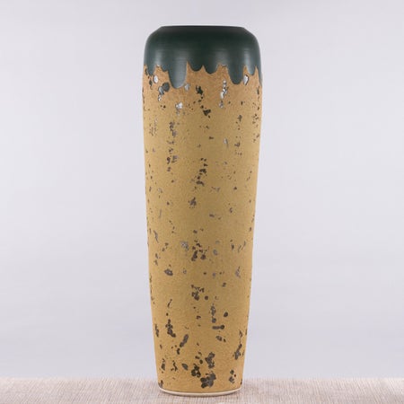 House Of Hope (Large, Forest Green / Sand) Ceramic Planter