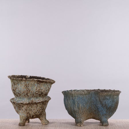 Deep Valley Ceramic Planters