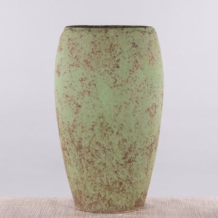 Miss Moss (Large, Pistachio Green / Brown) Ceramic Planter