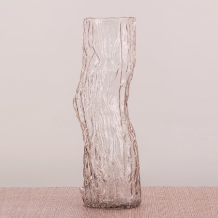 Iceberg Textured Glass Vase