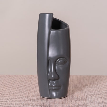 Songbird (Grey) Ceramic Vase