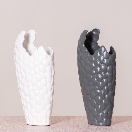 Honeycomb Ceramic Vases