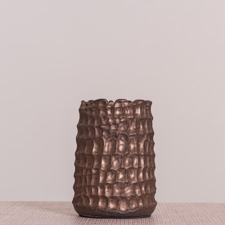 Around & About (Medium, Bronze) Ceramic Vase