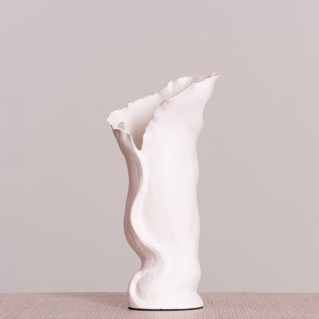 Mystic Mystery (White) Ceramic Vase