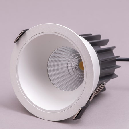 Eros- 15W White (4000K, 60 Beam Angle) Recessed LED COB Downlighter (DL01-10528)