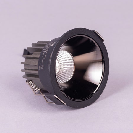 Zenith- 8W Black, Gun Matt Black (4000K, 36° Beam Angle) Recess LED COB Downlights (DL01-10845)