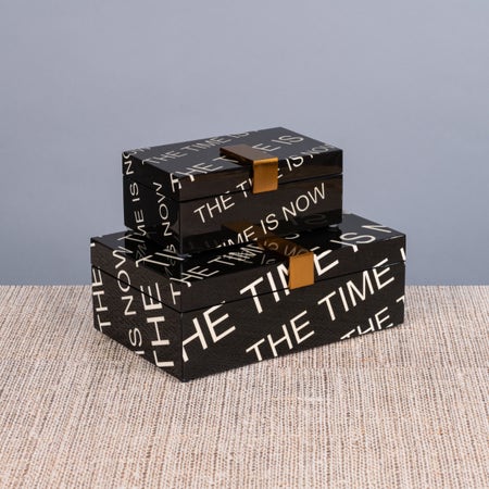 Time Travel Wooden Decorative Box