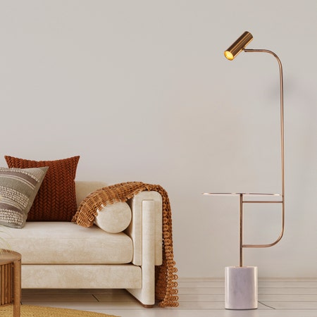 A Star Is Born (Gold) Marble Floor Lamp