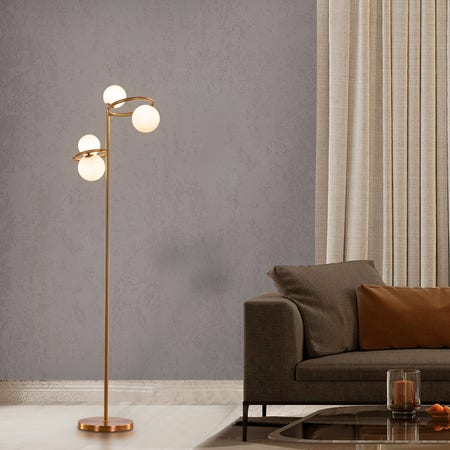 You Owe Me (Gold) Floor Lamp