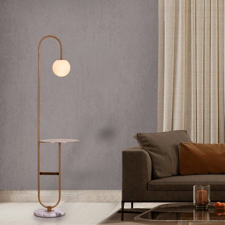 A Star Forever (Gold) Marble Floor Lamp