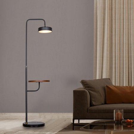 New In Neutral (Black) Marble Floor Lamp