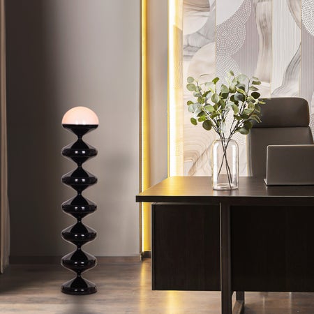 Abundance Mindset (Black) Floor Lamp