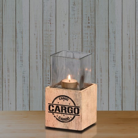 Crate Me Away (Cargo) Candle Holder