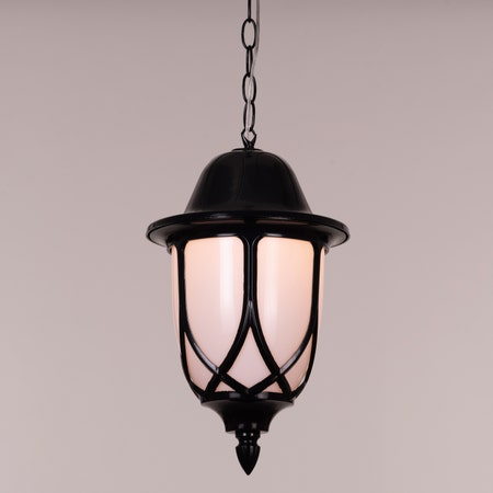 Both Worlds (Black) Outdoor Pendant Light