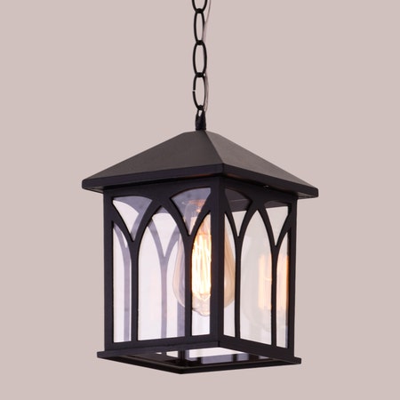 Dance More (Black) Outdoor Pendant Light