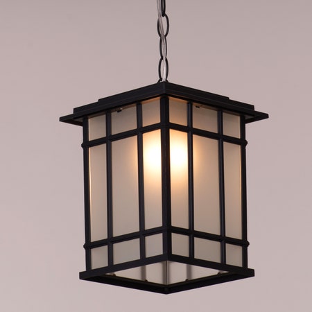 Looking Away (Black) Outdoor Pendant Light