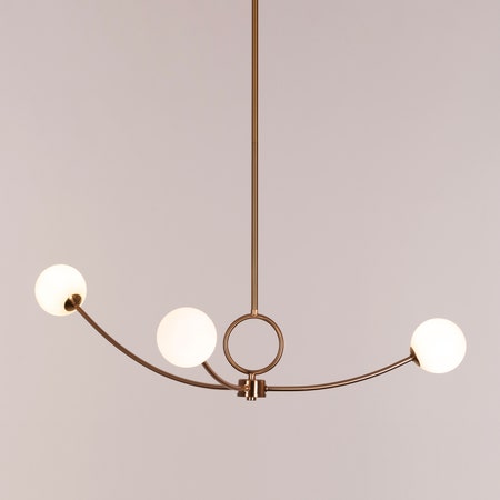 Home Already (Gold, Milky White) Pendant Light