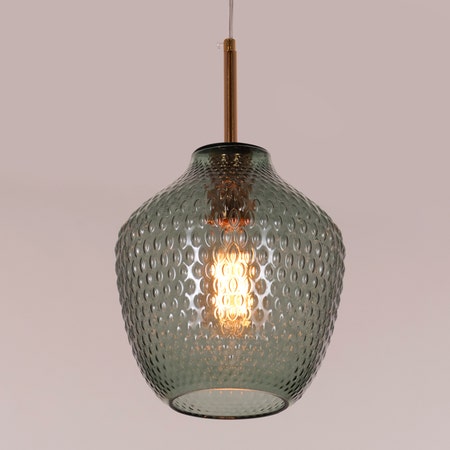 Sanctuary (Green) Glass Pendant Light