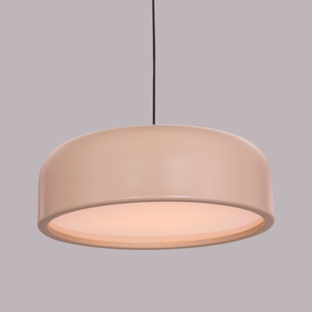 Artistic (19", Khaki, Smart LED) Pendant Light (3 smart LED Bulbs Included)