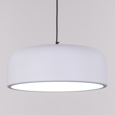 Artistic (19", White, Smart LED) Pendant Light (3 Smart LED Bulbs Included)