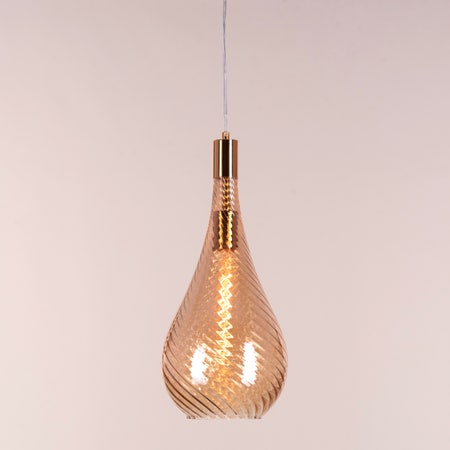 Keep My Love (Amber) Glass Pendant Light