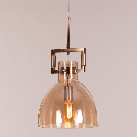 High Hopes (Oval, Amber) Glass pendant Light