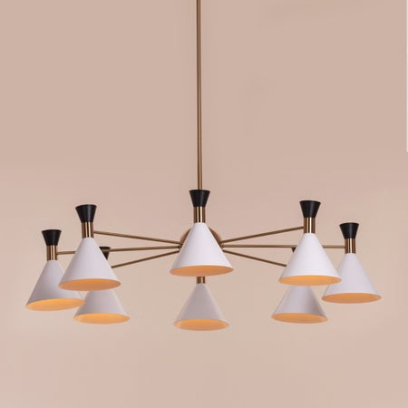 Drama Queen (Large, White) Chandelier