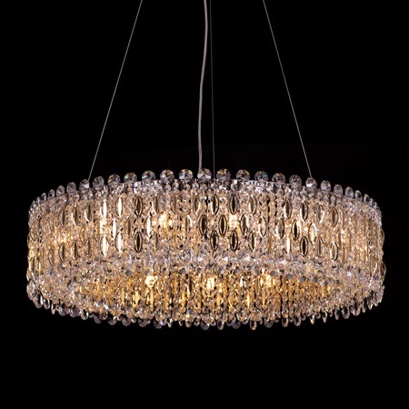 Shooting Star (Gold) Crystal Chandelier